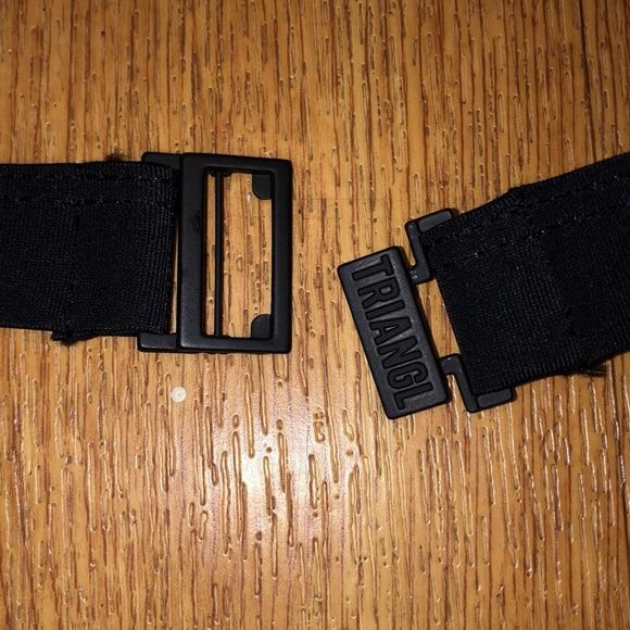 Triangl Pink/ White/ Black Bikini Top - Picture 5 of 5